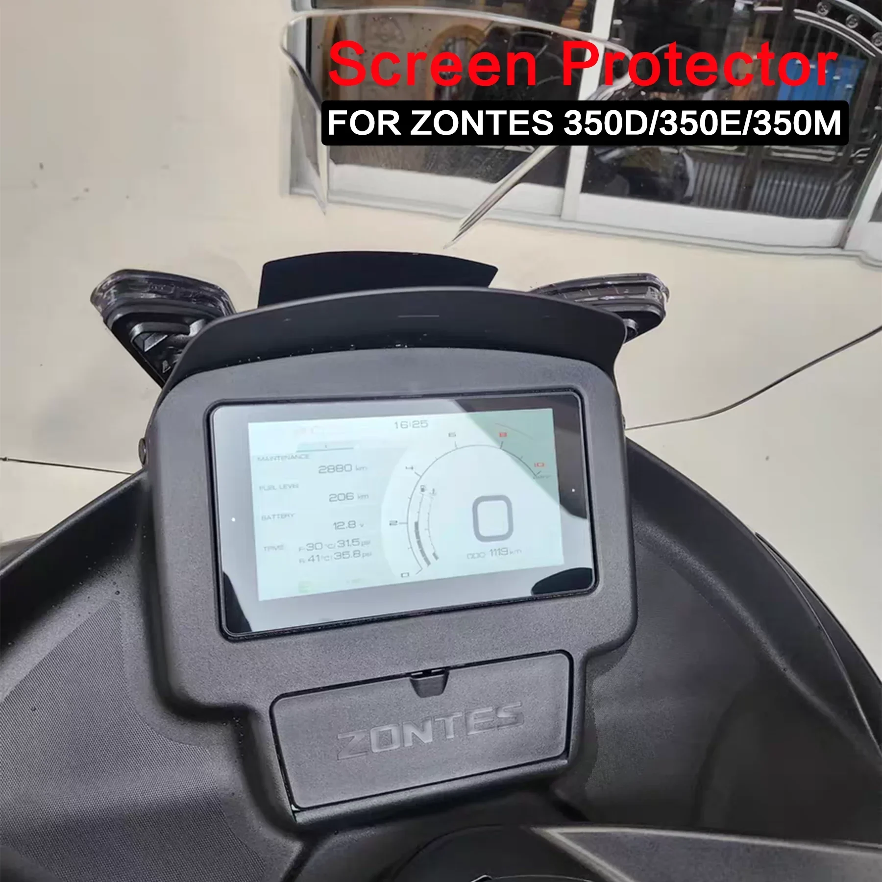 

for ZONTES 350D 350E 350M ZT350D/E/M Motorcycle Accessories Screen Protector Cluster Scratch Screen Protection Instrument Film