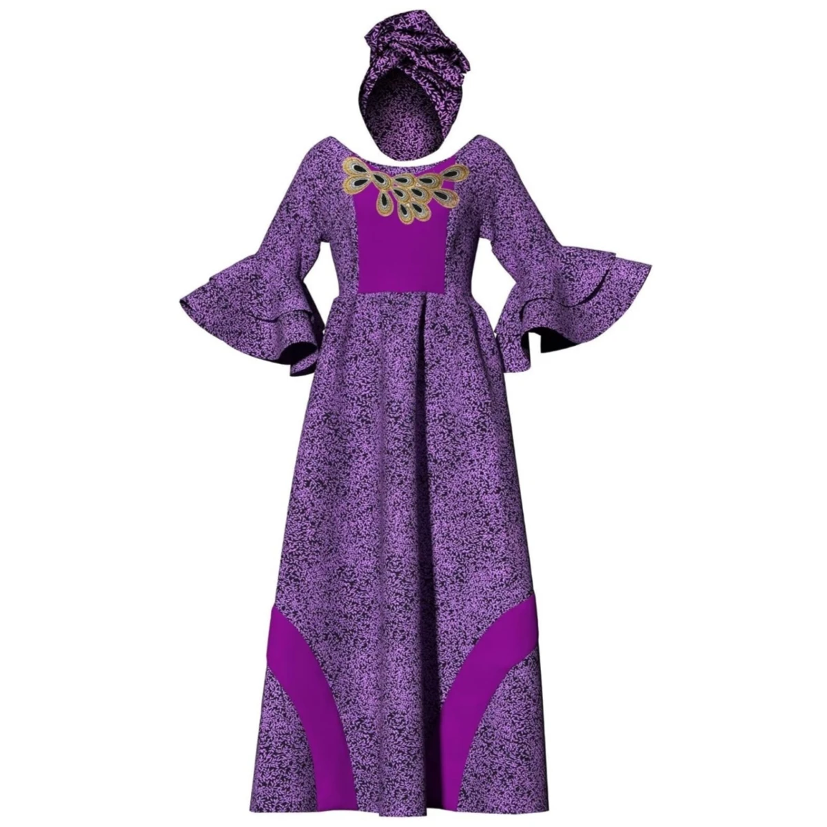 Long Sleeve Dresses for Women Party Wedding Casual Date Dashiki African Women Dresses 2021 African Dresses for Women WY3819