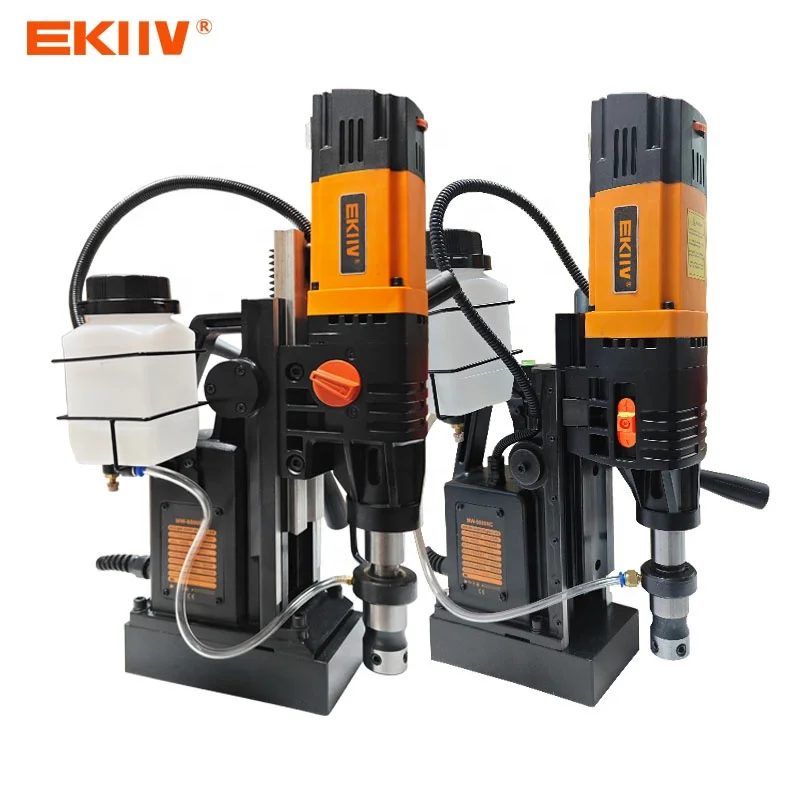 Hot EKIIV 110V 220V Mt3 China Manufacturer 2 Levels Gear Speed Magnetic Tapping Annular Cutting Haevy Duty Magnetic Drill Machin