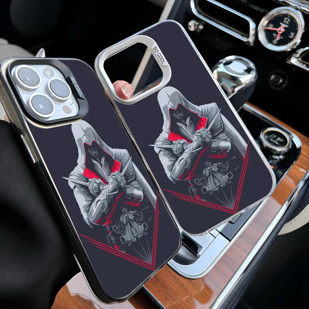 Epc Game A-Assassins C-Creed Phone Case IMD Phone Case For IPhone 16 15 14 13 12 11 Pro Max Plus Color Silver Cover