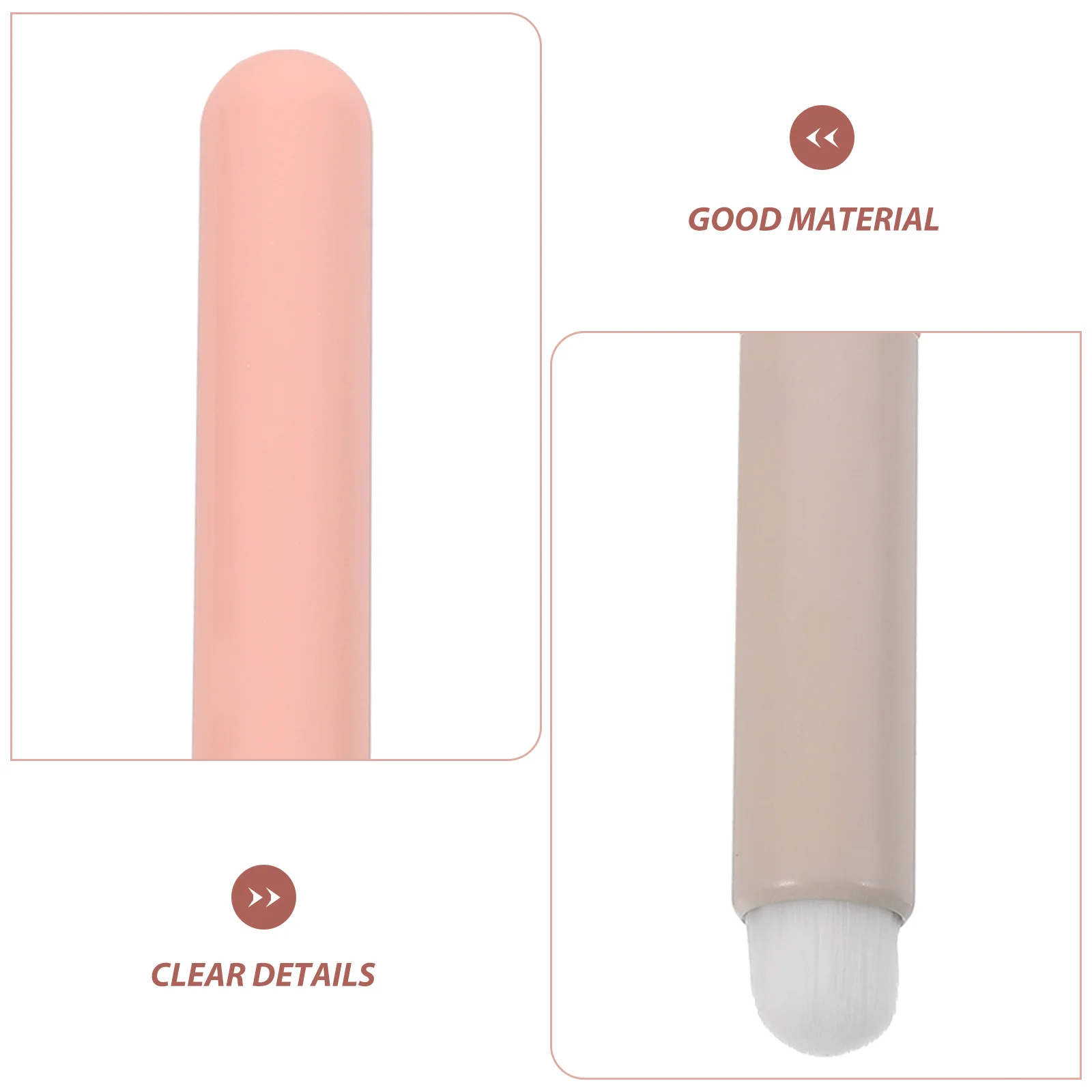 

CANIGHT Ergonomic Lip Brush 3Pcs Set for Cream Gloss Travel Multi Use Makeup Tool Women Portable Stick