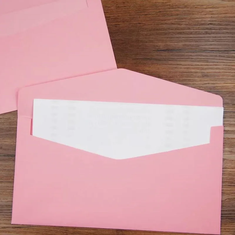 50pcs- 22x11cm Retro 120grams pearl paper envelope business invitation envelopes for wedding party invitation