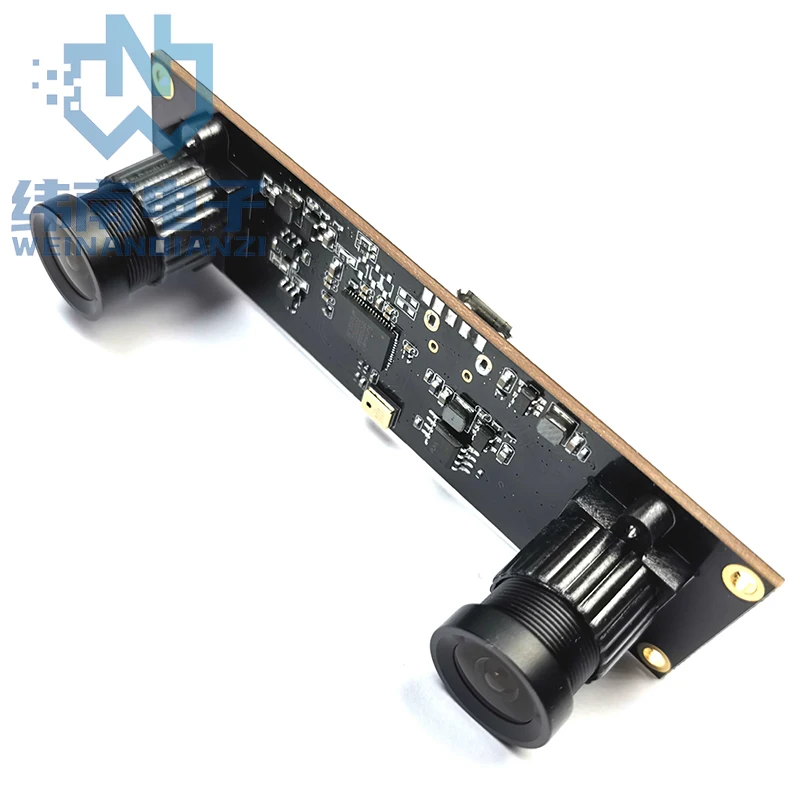1/3.0-Inch OV4689 4MP Dual lens USB Camera Module 30FPs driver free plug and play sync same frequency display MJPEG, YUV2