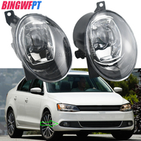 Car Front Bumper Fog Lights Assembly Head Lamp DRL 30W H11 12V for Volkswagen Jetta Typ 1B Vento 2011 2012 2013 2014