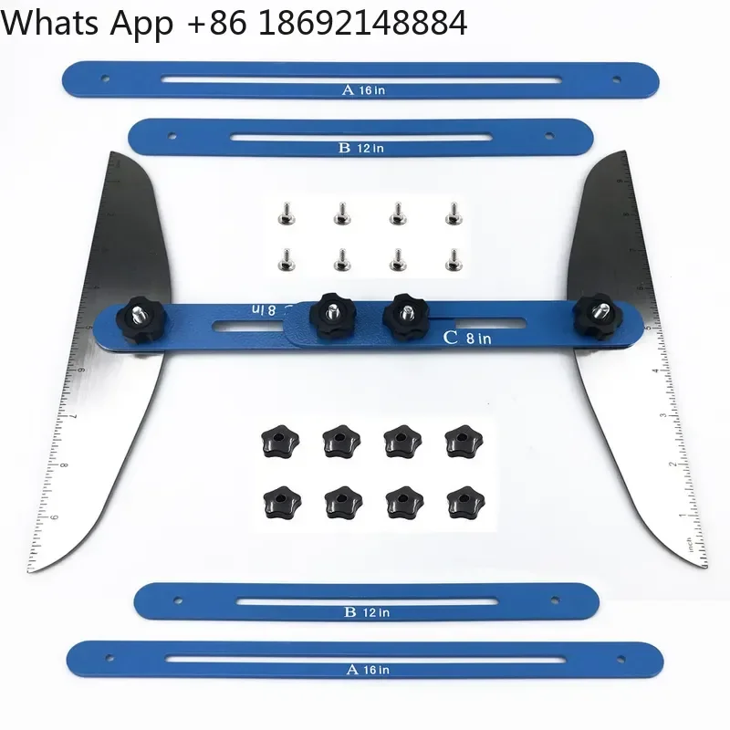 

New Stair Ruler for Multifunctional Folding Ruler for Home Tools Stair Tread Gauge