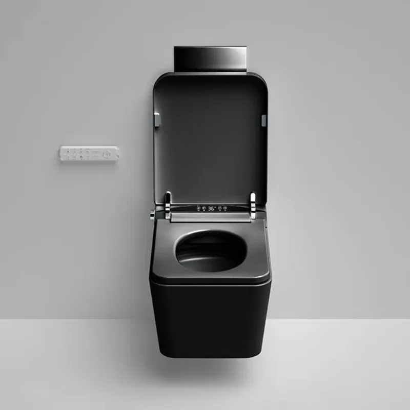 Wall Hung Smart Toilet European Bidet Ceramic Rimless Sanitary Ware WC Rimless P-trap Flushing Toilets