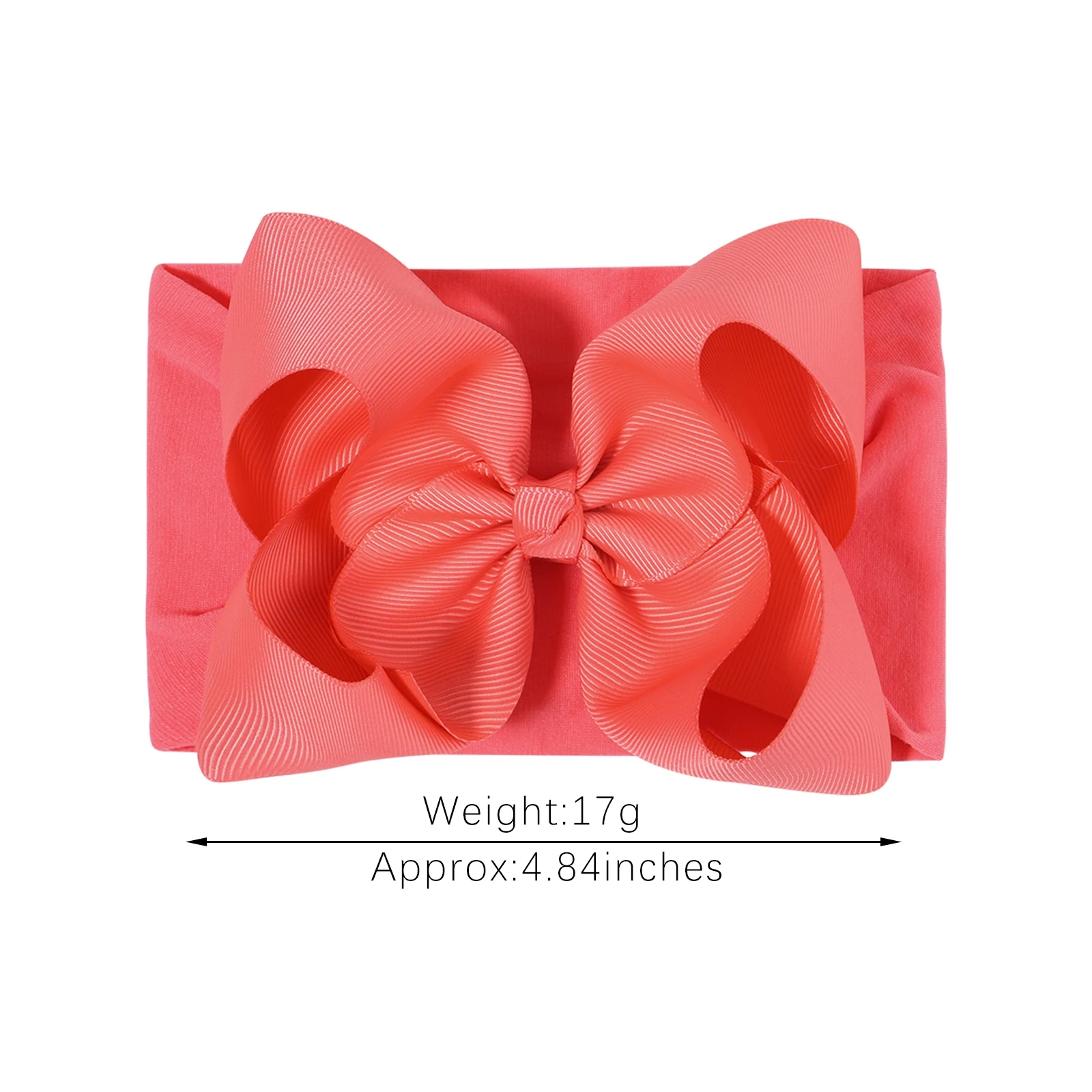 Classic Color Bowknot Baby Headband Newborn Wide Nylon Elastic Cables Turban Toddler Hairbands Headwear Kids Hair Accessories