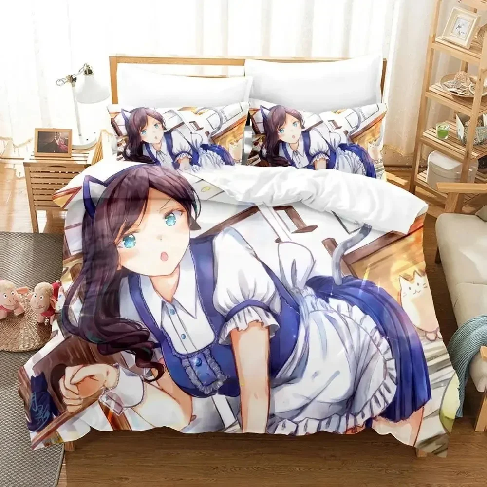 Anime Shoujo Kageki Revue Starlight Bedding Set Duvet Cover Bed Set Quilt Cover Pillowcase Comforter king Queen Size Boys Adult