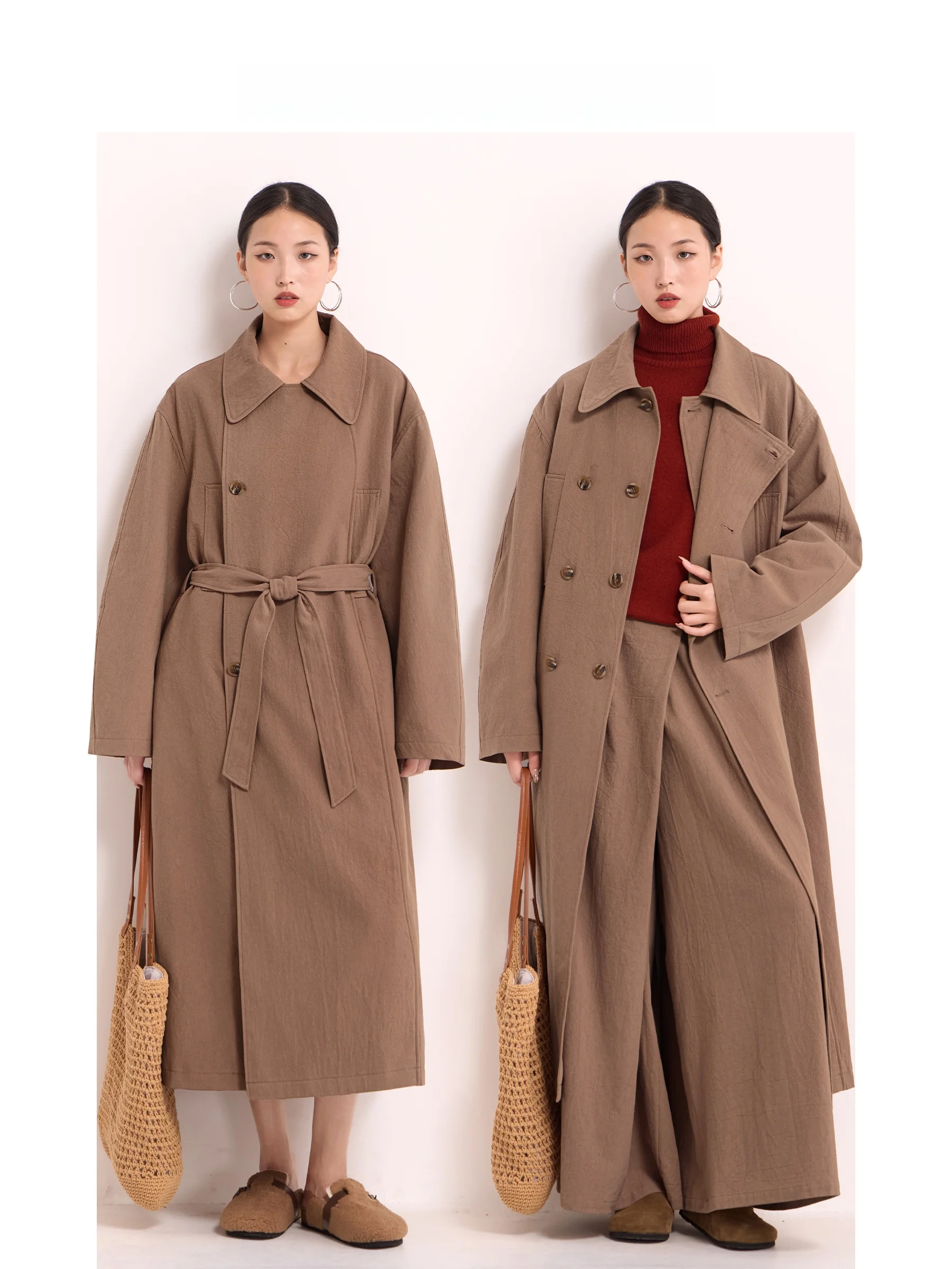 

Ветровка из чистого хлопка с длинными рукавами, женская, свободного кроя, винтажная, весенне-осенняя, новый дизайн, повседневная, удобная куртка