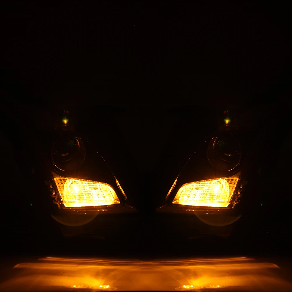 1 قطعة المصباح الهالوجين لكاديلاك ATS ATS-L 2013-2018 النهار تشغيل أضواء مؤشر السيارات كشافات الجبهة كشافات الجمعية #4