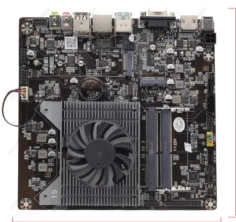 Brandneues 12. Gen N100 Mini-ITX-Motherboard - Quad-Core All-in-One Mini-PC für HTPC & Digital Signage | DC-betriebener Kompakt-Host – Detail 1