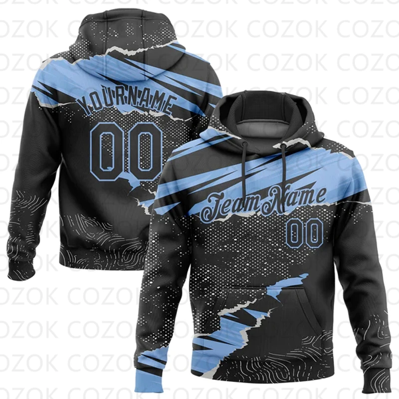 Customized Hoodies Red Decorative pattern Color Jersey 3D Printed  Unisex Pullovers Hoodie Casual Sweatshirts