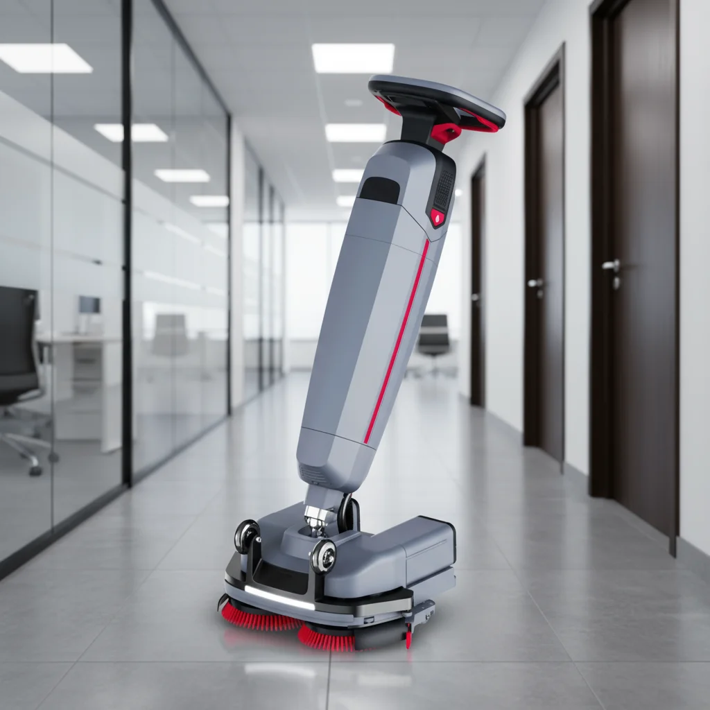Industrial High Definition LCD Screen Voice Interaction 40CM Working Width Large Capacity Automatic Floor Scrubber