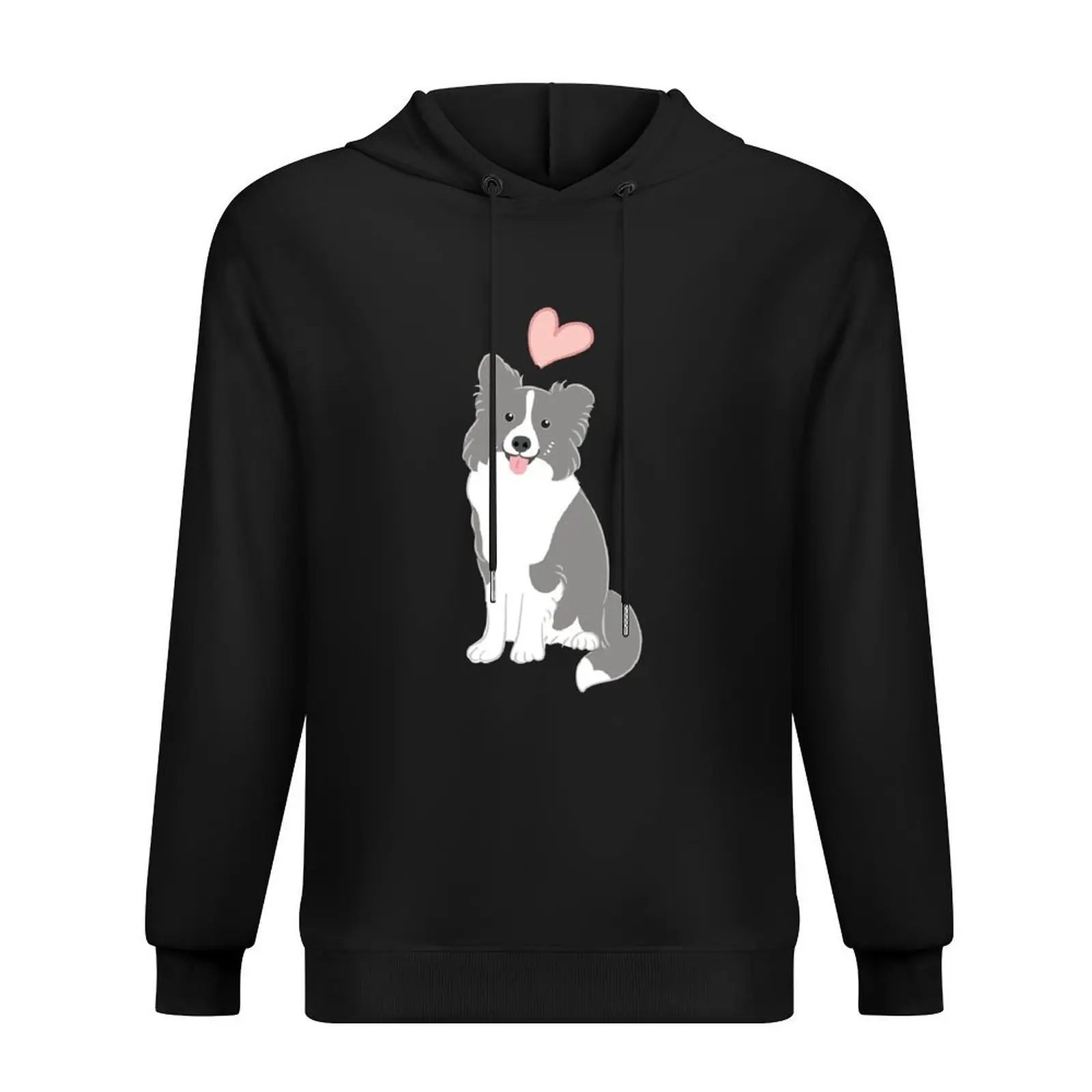 LOVE Blue Border Collie Hoodie autumn jacket men autumn new products men clothes men's sweat-shirt new in hoodies & sweatshirts