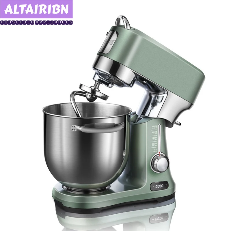 X7 Tilt-Head Electric Stand Mixer Professional Grade Chef Machine 7L 800W 304 Stainless Steel Frequency conversion  With 9 Gears