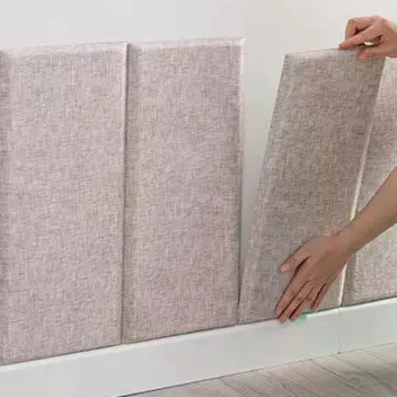 3DThree-dimensional Soft Bag Self-Adhesive Thicken DIY Tatami Wall Stickers Anti Collision For Baby