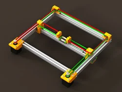 Funssor CoreXY Frame v.2.0 for laser and 3D printer DIY 2020 extrusion frame with MGN12C linear