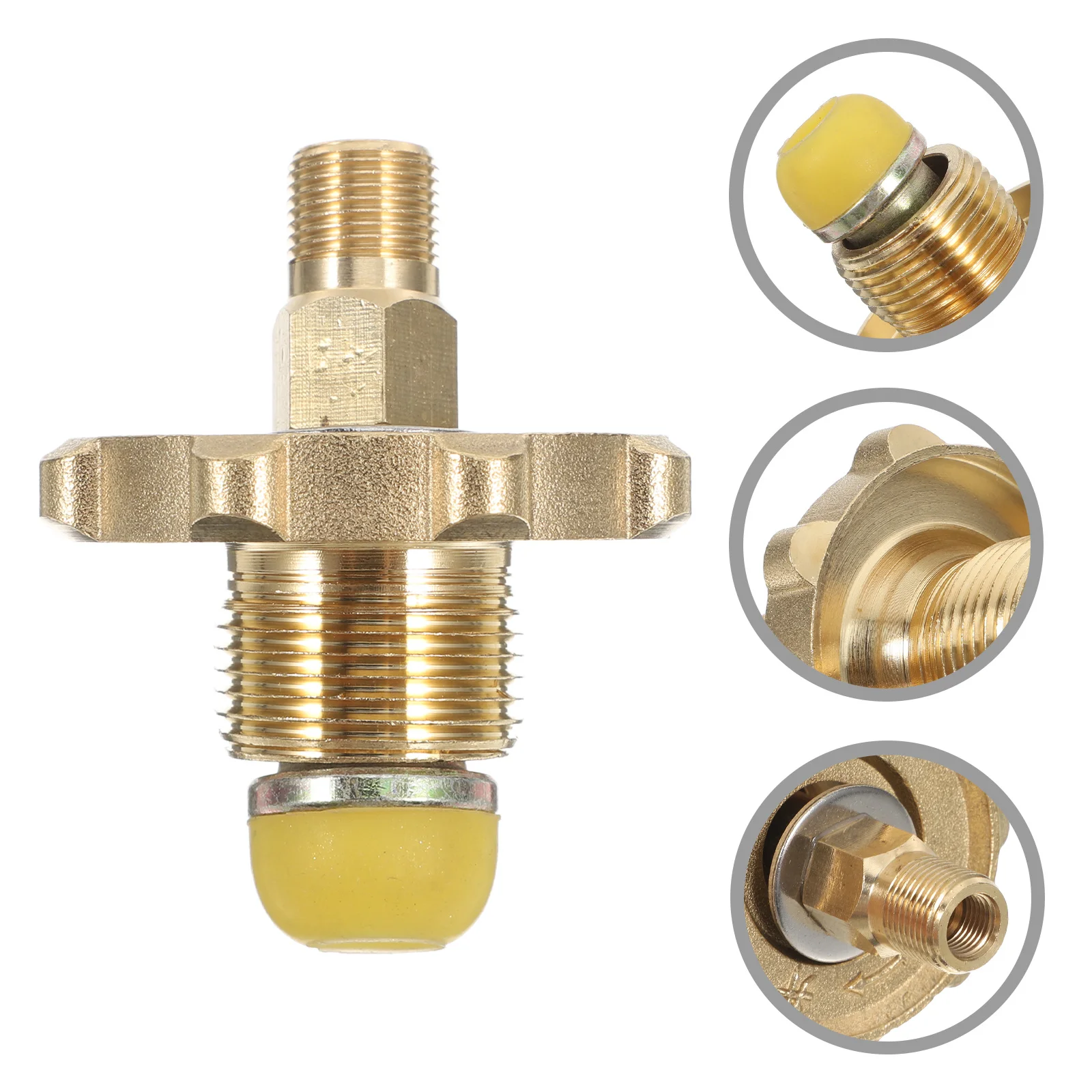 

Cassette Conversion Head Stove Head Long Propane Gas Tank Adapter Plug Portable Outdoor Cooking Propane Brass Adapter Hose