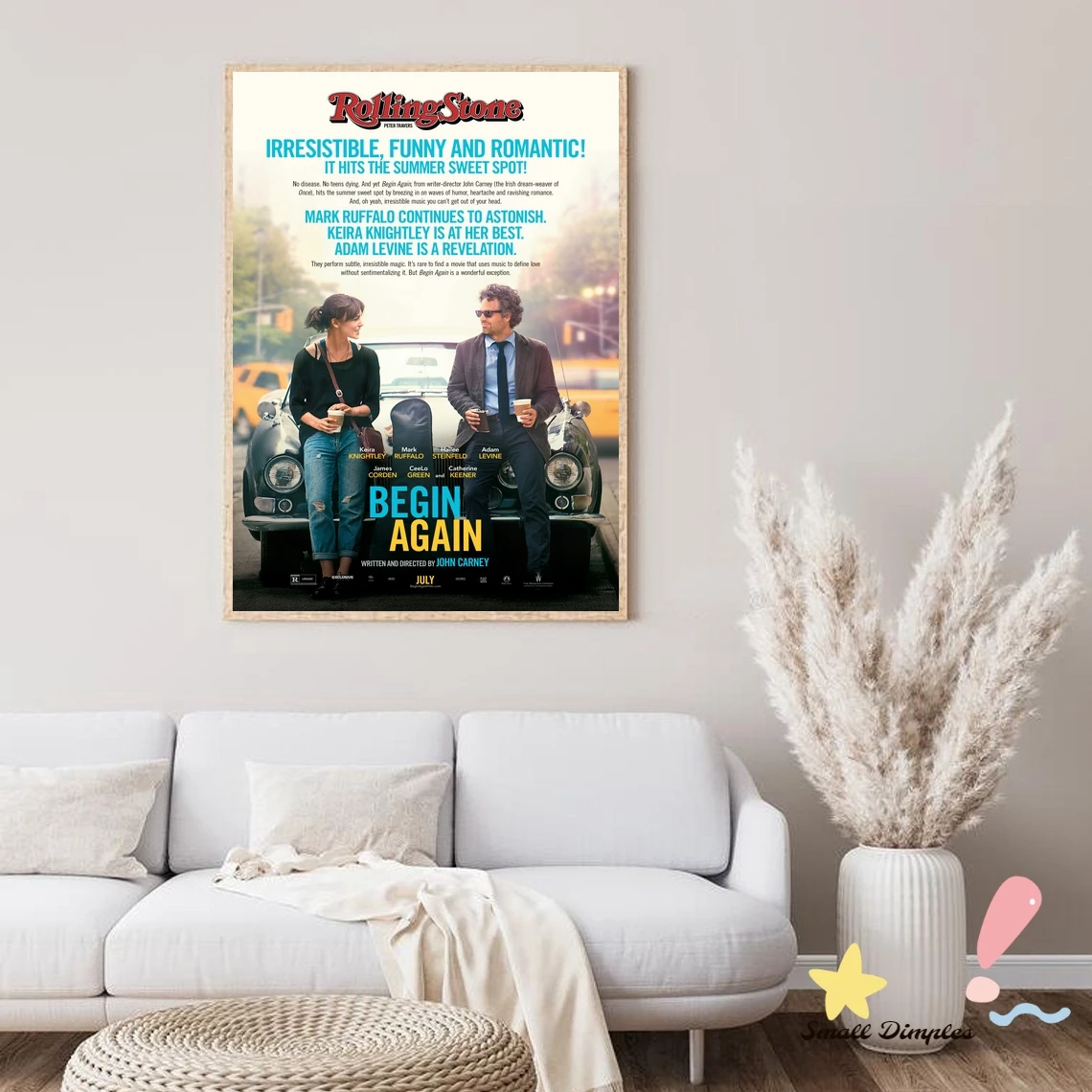 Begin Again Movie Poster Canvas Art Print Home Decoration Wall Painting ( No Frame )