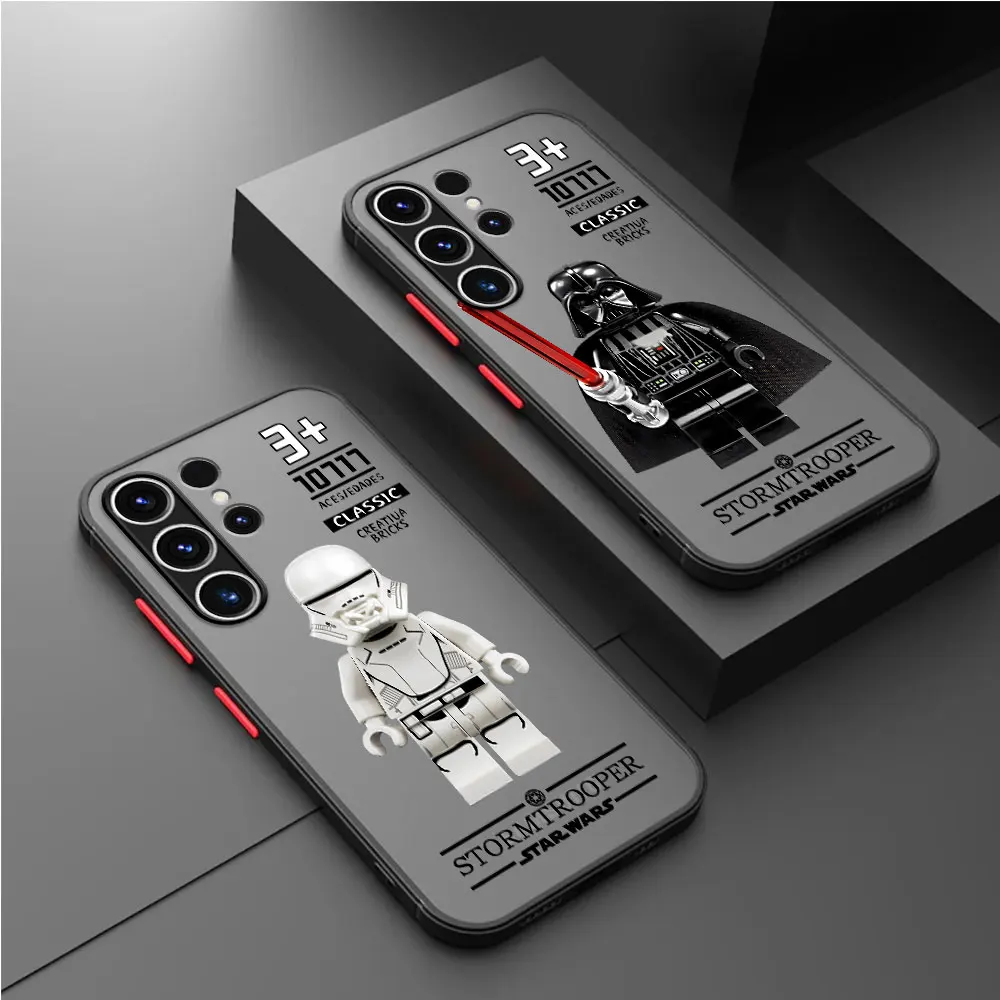 Soft Phone Case for Samsung Galaxy S10 Lite S21 S24 Ultra S22 Plus S20 FE S9 S23 Ultra S24 Wars Stars Stormtrooper Cases Cover 