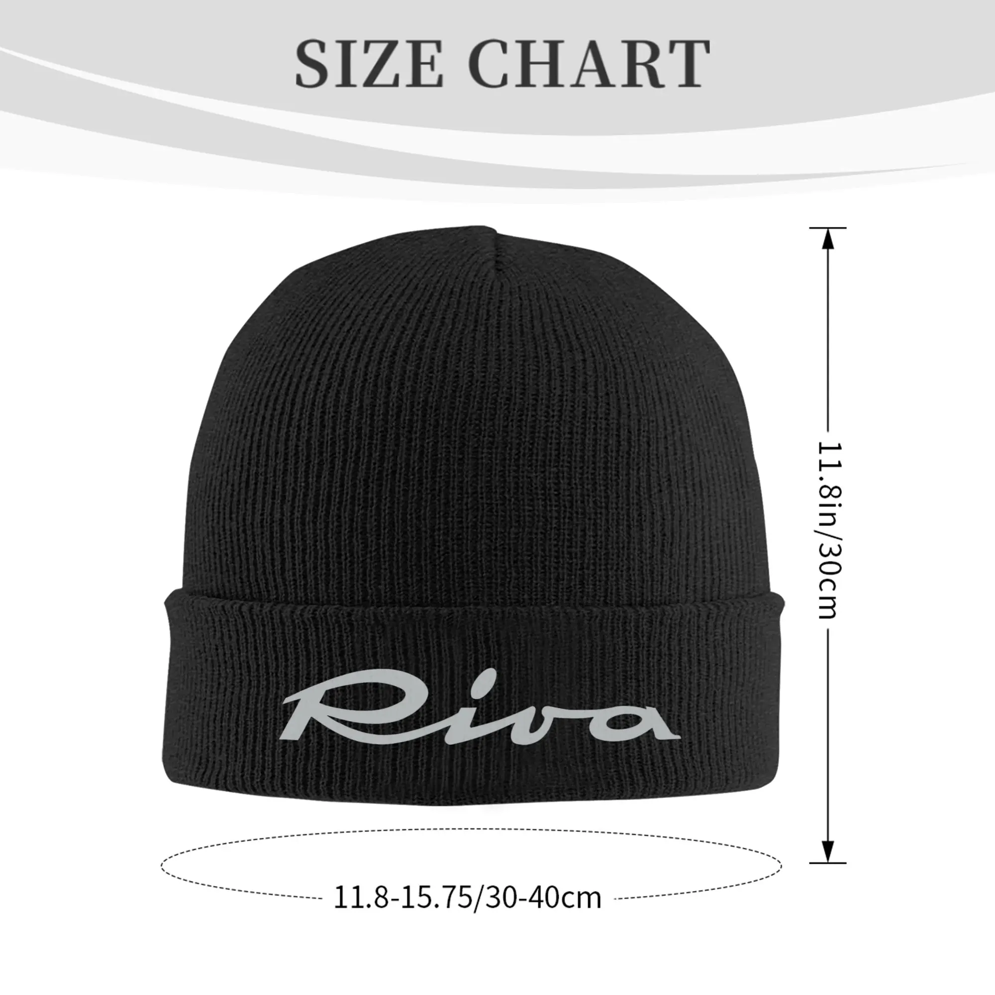 Riva yacht brand company Winter Skullies Beanies Hat Warm Autumn Knitted Hats Bonnet Caps for Women Men
