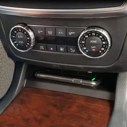 Car center console phone charger 15w wireless charger charging holder for Mercedes Benz GLS GLE GL ML X166 W166 C292 2012-2019