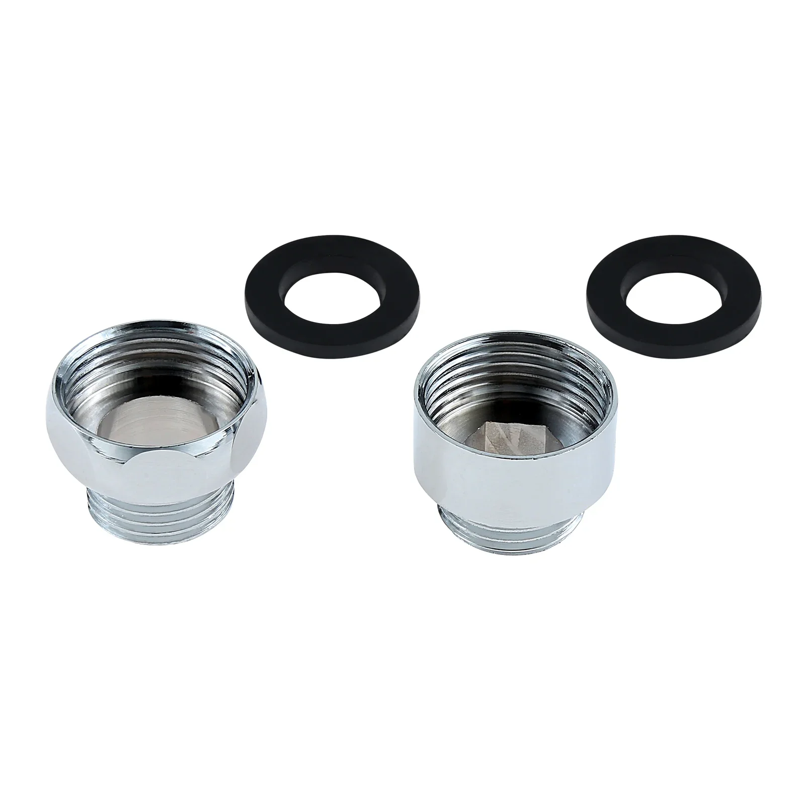 2ชิ้น G 1/2 'ถึง G 3/4' ทองเหลืองเครื่องซักผ้าทองแดงอะแดปเตอร์ท่อน้ำห้องครัวก๊อกน้ำอะแดปเตอร์ประปาอุปกรณ์ก๊อกน้ำในห้องน้ำเงิน