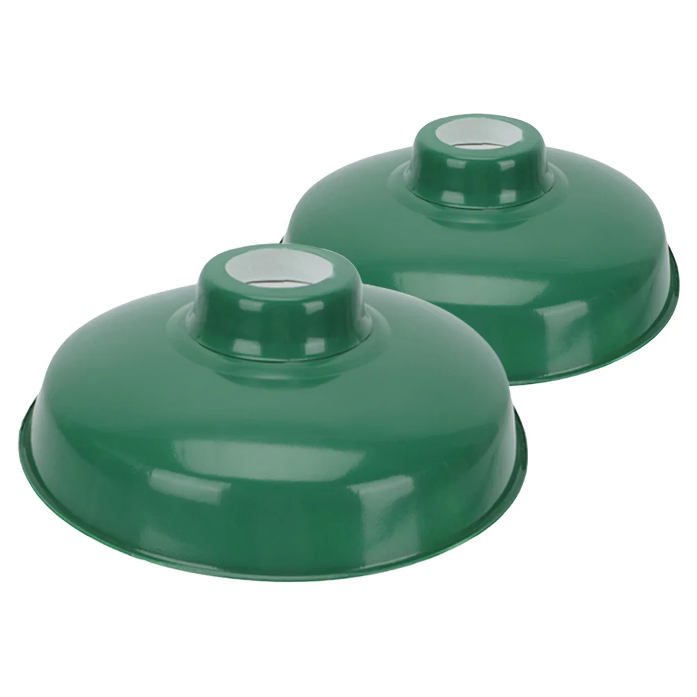 2 قطعة المينا الرجعية الأخضر عاكس الضوء مقاوم للماء الصناعية في الهواء الطلق غطاء خفيف للحدائق مصنع غطاء مصباح السقف #3