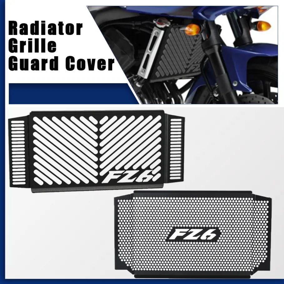 

Accessories FOR YAMAHA FZ6 N/S/S2 Fazer FZ6N FZ6S FZ6 2004 2005 2006 Motorcycle Protection Aluminium Radiator Grille Guard Cover