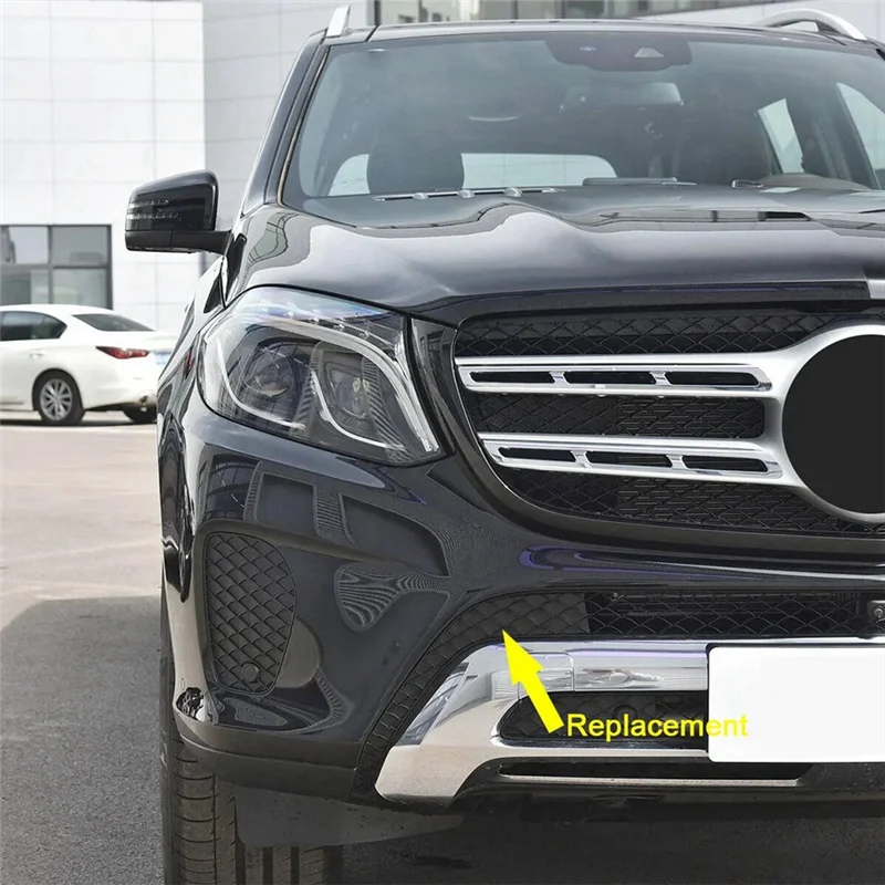 AS94-Car L & R Paraurti Anteriore Copertura Griglia Accessori Per Mercedes Benz W166 GLS GLS350 GLS450 2017-2019 1668858822/1668858922