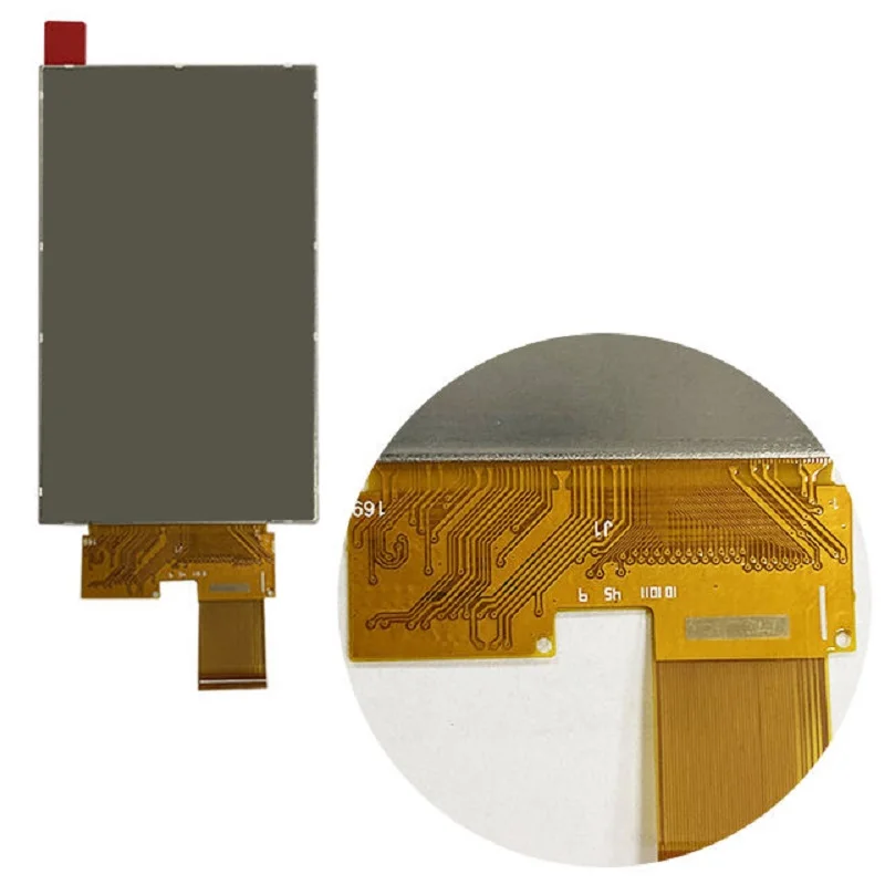 AMS369FG06-0-Módulo OLED de 3,69 pulgadas y 3,7 pulgadas, Panel de visualización de retrato de 480x800, todos los ángulos, interfaz RGB + SPI