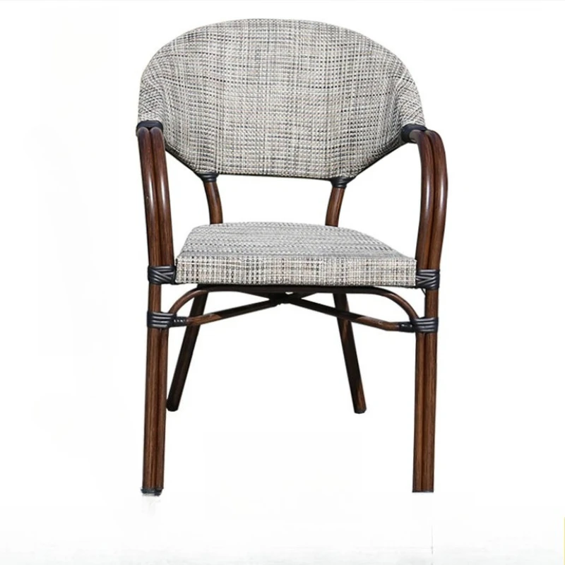 

Outdoor small stool chair table and chair set leisure balcony courtyard wrought iron indoor catering