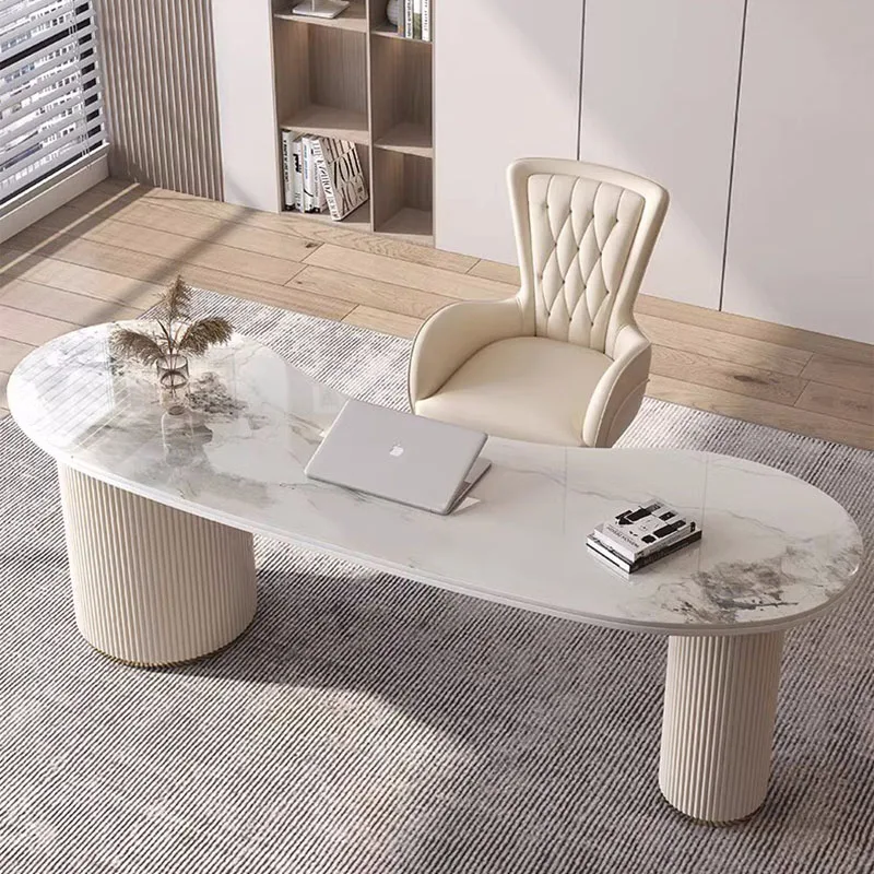 Motion Desk Table Office Economic Desks Computer Room Home Offices Furniture Bureaux Tables Work Auxiliary White Modern Luxury