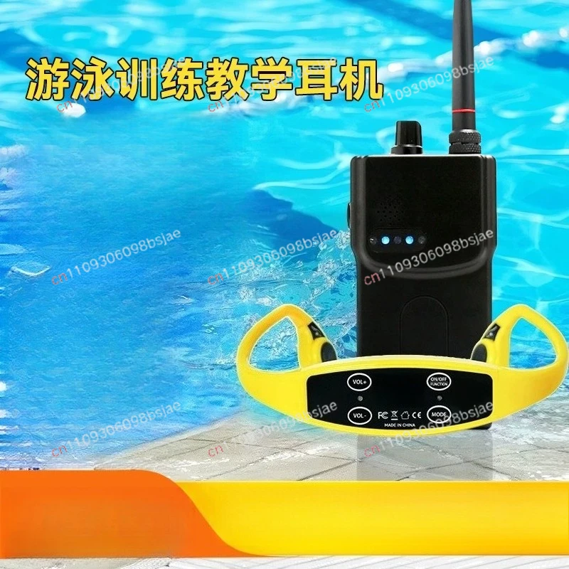 Bone Conduction H-900 Underwater Headphones Professional Swimming Training Waterproof Headphones Intercom Host Training
