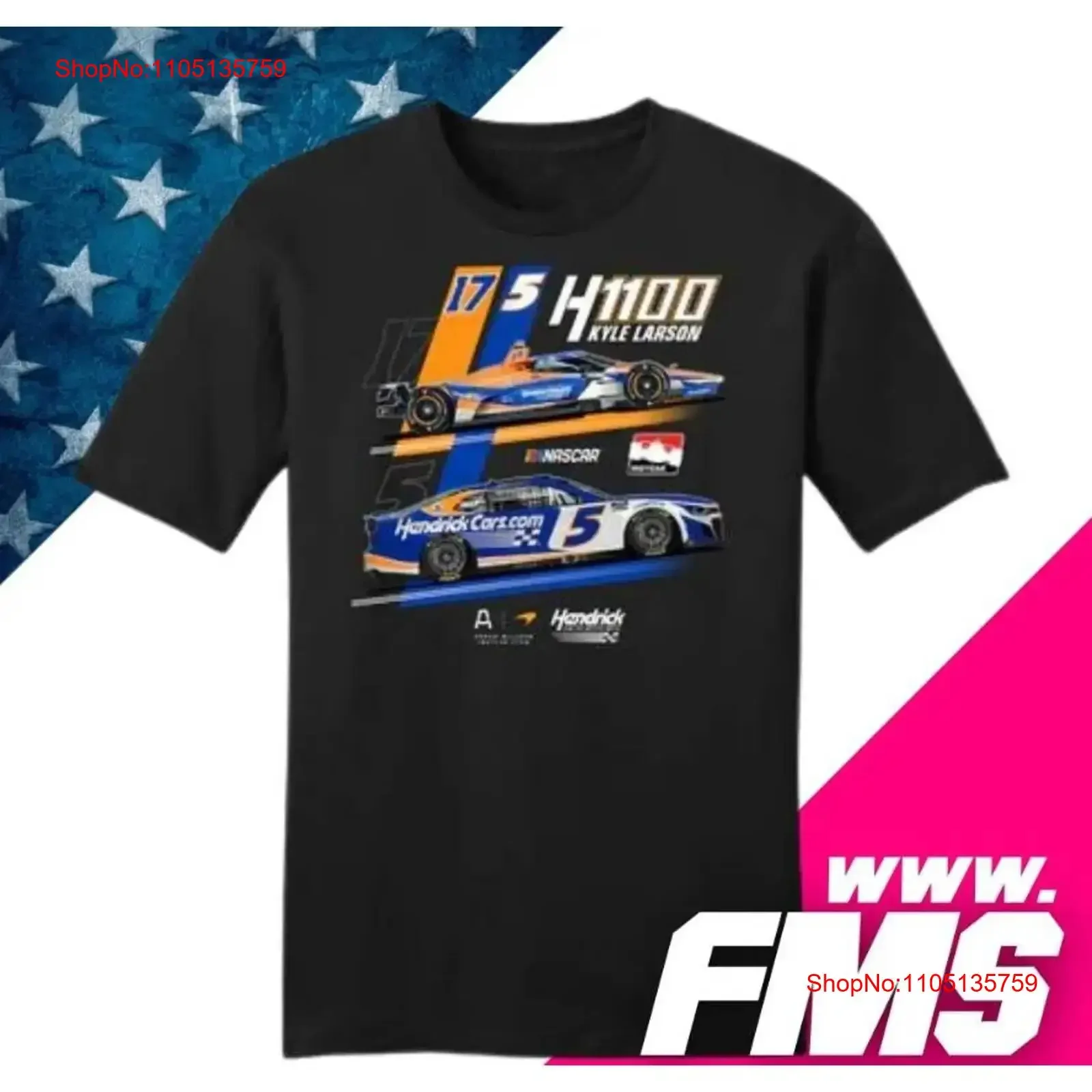Indycar Kyle Larson 2024 Indy500 Kl1100 Double Header T Shirt vintage Washed graphic Unisex Slightly Soft Stretched