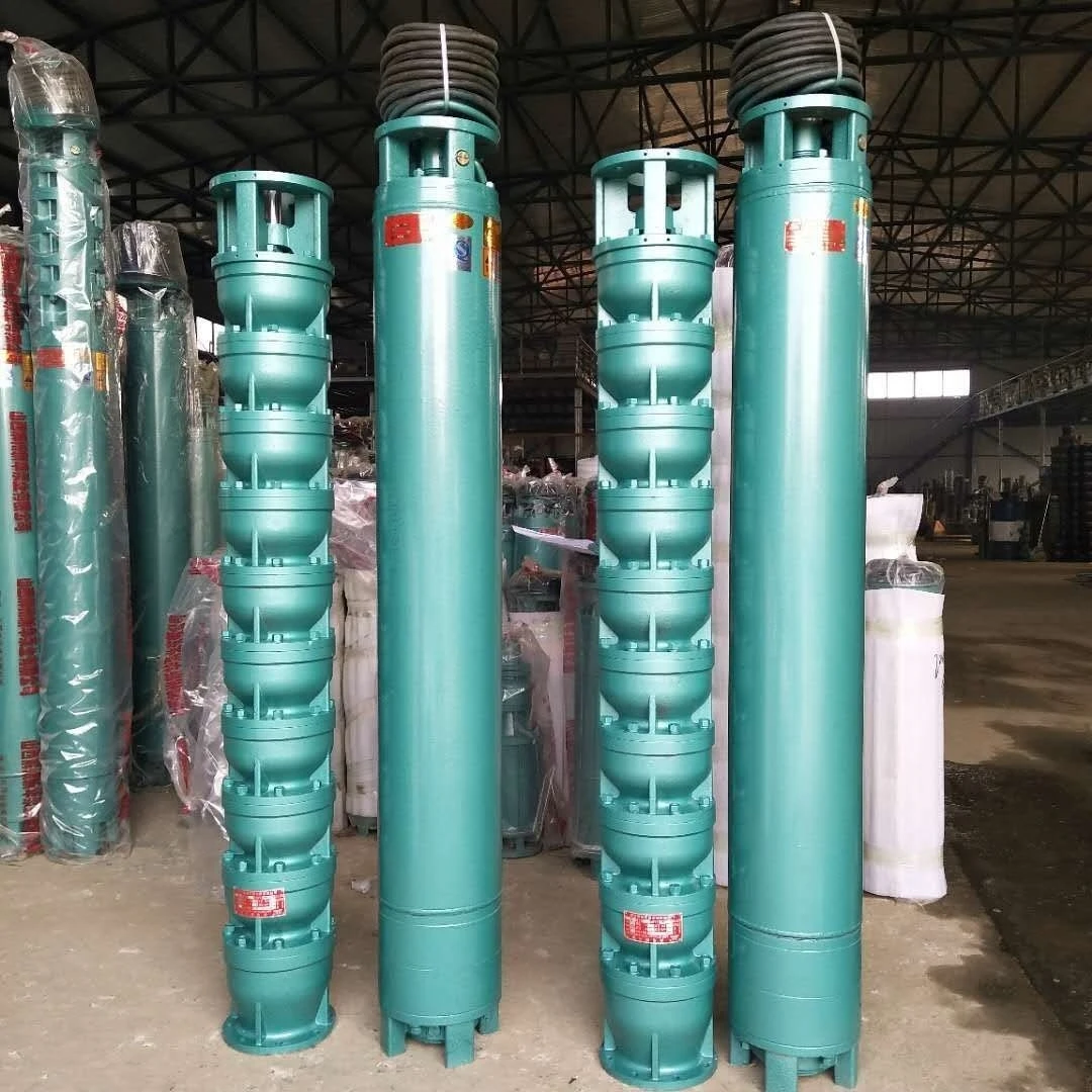 QJ 15hp Efficient Centrifugal Borehole Stainless Steel Submersible Deep Well Pump Irrigation Water Motor Submersible  Irrigation