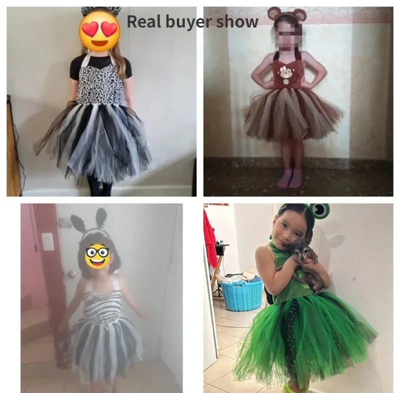 Girls Pastel Ariel Mermaid Tutu Dress The Sea Theme Party Costume with Flower Headband Ocean Flower Purple Birthday Dress