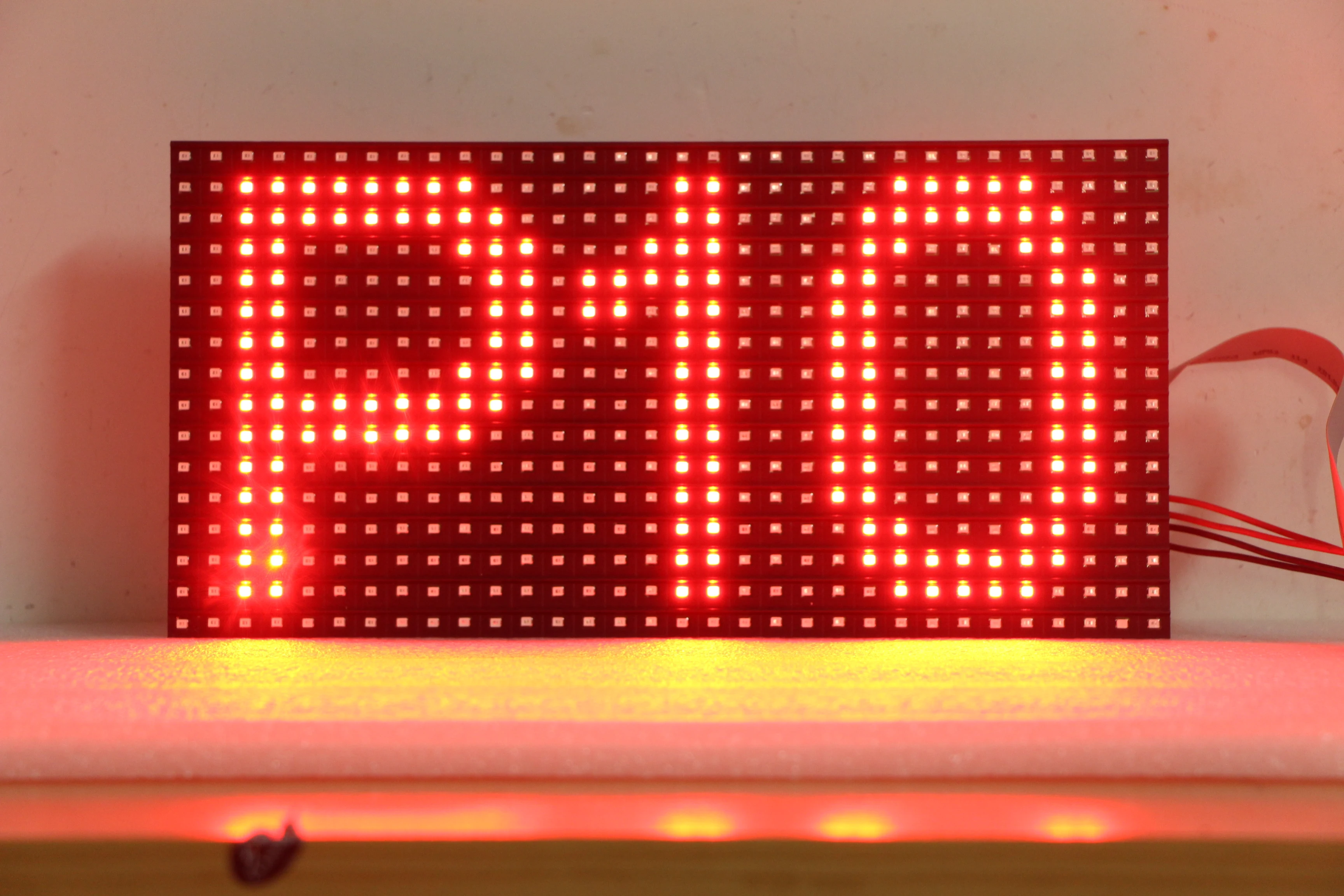 NEW P10 Semi-Outdoor LED Module,Red Color, White Color Semi-Outdoor LED Display Panel 320*160mm,Single Color Indoor SMD P10