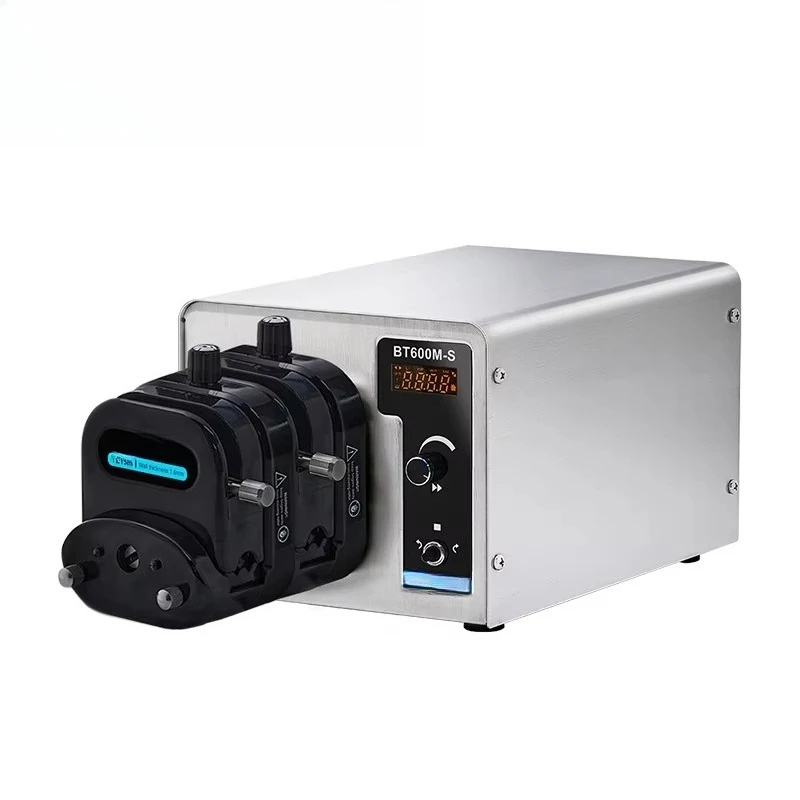 

BT600M-S Stainless Steel Intelligent Peristaltic Pump 110V/220V Low Pulse Used for Polishing Fluids
