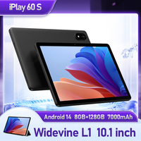 Alldocube iPlay60S 10.1inch Tablet Android 14 4GB+8GB of virtua RAM 128GB ROM 7000mAH Battery