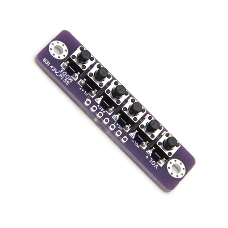 3 4 5 6Bit Independent Button Module MCU Module Switches Button Board Bluetooth-compatible Power Amplier