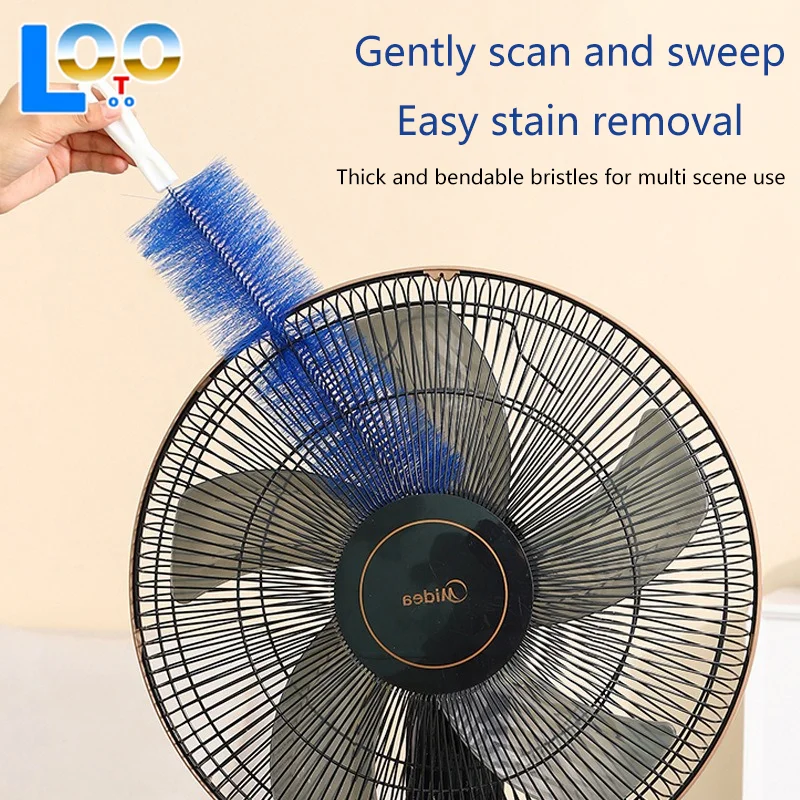 Fan Borstel Buigbare Microvezel Stofdoek Huishoudelijke Stofverwijderaar Reinigingsborstel Voor Airconditioner Meubels Sluiter Auto Cleaner