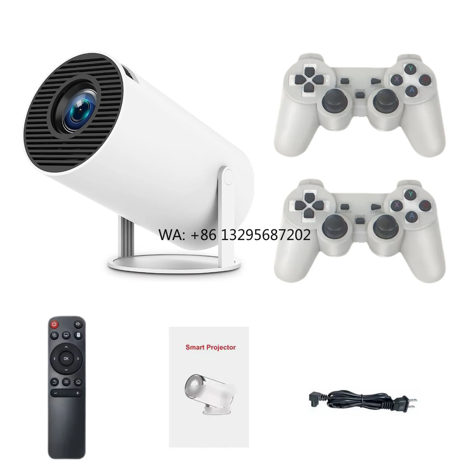 

Wholesale HY300 PRO Mini Portable Mini Intelligent Android Projector 4k HD Low Noise Wireless Home Theater Business Projector