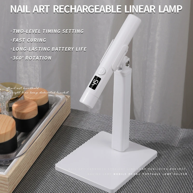 Lampe à ongles Uv Led-pin Cure Cradle lampe de poche sans fil Rechargeable professionnel Gel de séchage équipement de manucure pour ongles