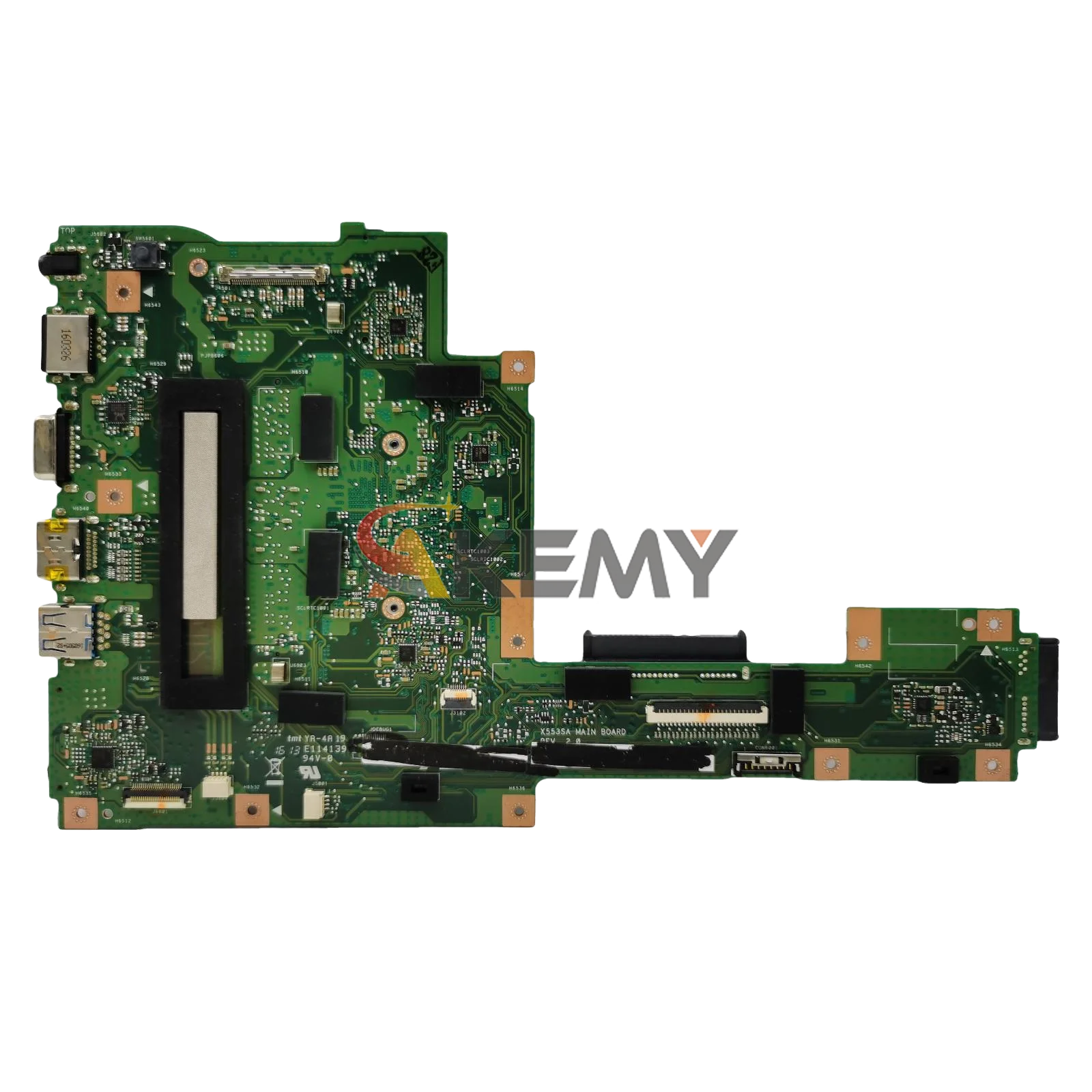 X553SA Laptop Motherboard For ASUS VivoBook A553S F553S X553S X553SA Notebook Mainboard With Celeron CPU 100% tests OK fast ship