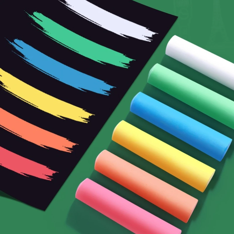 20/40pcs Chalk High Color Rendering Not Easy Raise Dust Teachers' Blackboard Writing Office Meeting Training Graffiti Marking