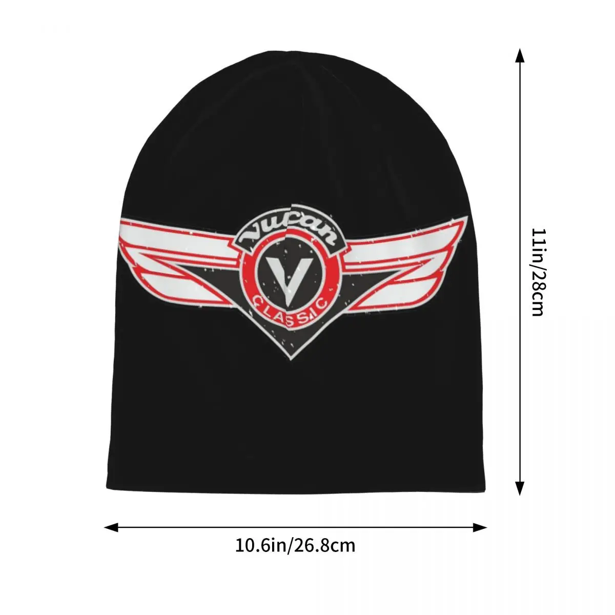 فولكان VN دراجة نارية الكلاسيكية شعار يرتديها الدافئة محبوك قبعة موضة بونيه قبعة الخريف الشتاء في الهواء الطلق قبعات حريمي الرجال النساء الكبار