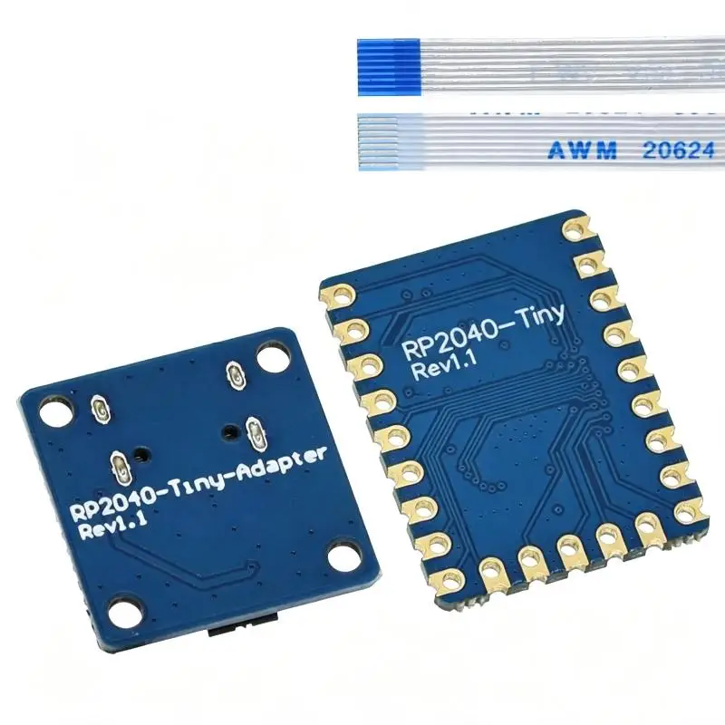 RP2040 Tiny Development Board Module 1 Set Low Power IoT Compatible for Small Smart Device DIY Development Projects