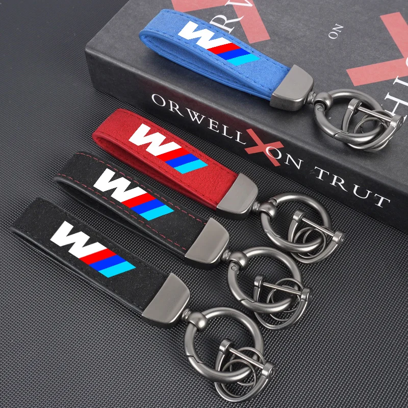 سيارة مفتاح سلسلة حلقات معدنية جلدية المفاتيح كيرينغ اكسسوارات لسيارات BMW M E81 E90 E92 E93 F30 E60 E61 F07 F10 F18 F12 X2 3 4 5 6