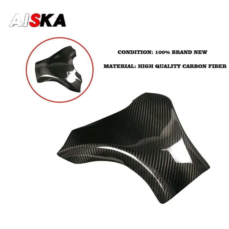 ZX6R Motorcycle Accessories Real Full Carbon Fiber Oil Fuel Gas Tank Cover Guard Protection For KAWASAKI Ninja ZX 6R 2019 - 2024